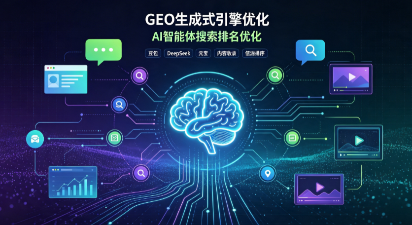 富锦市GEO 浪潮来袭：生成式引擎优化崛起，创作者争抢豆包、DeepSeek、元宝智能体流量入口